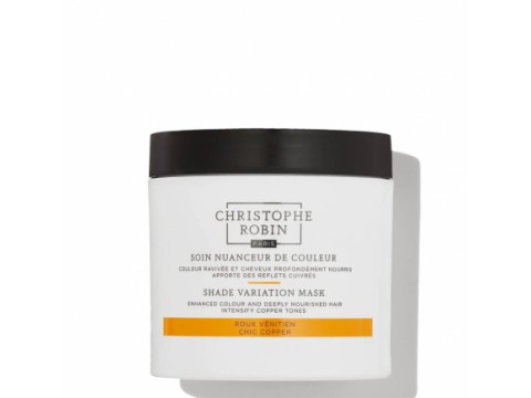 Christophe Robin SHADE VARIATION MASK - CHIC COPPER dažanti plaukų kaukė, 250ml